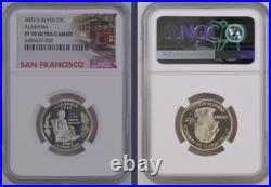 2003-S 10-coin Silver Proof Set NGC graded PF69 Ultra Cameo 2003-S 10-coin Silver Proof Set NGC graded PF69 Ultra Cameo