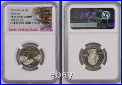 2003-S 10-coin Silver Proof Set NGC graded PF69 Ultra Cameo 2003-S 10-coin Silver Proof Set NGC graded PF69 Ultra Cameo
