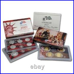 2003 S 2008 S United States Mint SILVER Proof Set / Box & COA 6 Proof Sets