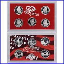 2003 S Proof Set 10 Pack 90% Silver Original Boxes & COA's US Mint 100 Coin Lot