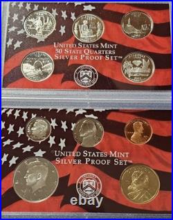 2003-S SILVER 10 Coin Proof Set ORIGINAL withBox and COA