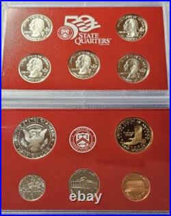 2003-S SILVER 10 Coin Proof Set ORIGINAL withBox and COA