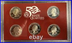 2003-S US Mint Silver Proof Set 10 Coins with COA & OGP