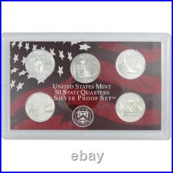 2003 Silver Proof Set U. S. Mint Original Government Packaging OGP COA