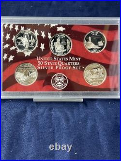2003-s Us Mint Silver Proof Set Coa/ogp 90% Silver Lot P-98