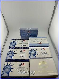 2004 2010 United States Mint Proof Set with OGP & COA