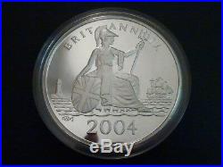 2004 5oz SILVER BRITANNIA COIN LIMITED EDITION OF 500 RMS QUEEN MARY