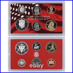 2004 S Proof Set 10 Pack 90% Silver Original Boxes & COA's US Mint 110 Coin Lot