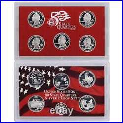 2004 S Proof Set 10 Pack 90% Silver Original Boxes & COA's US Mint 110 Coin Lot