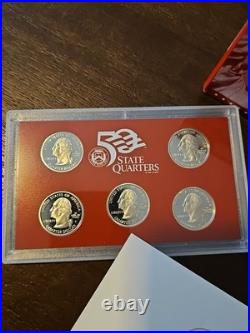 2004-S United States Mint Silver Proof Set 11 Coins COA Original Box OGP 90% Ag