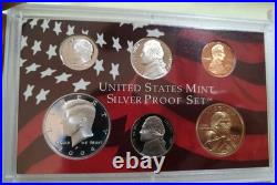 2004-S United States SILVER Proof Set 11 Coin Set NIB with COA 1.3375 oz 90%
