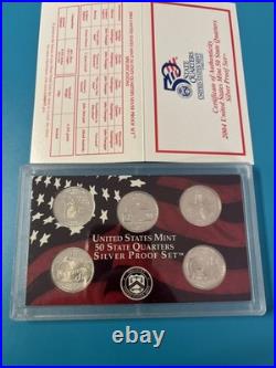 2004 United States Mint Brilliant Uncirculated, Clad & Silver Proof Set Bundle