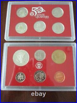 2005 2006 US Mint Coin Silver Proof Set with original BOXES & COA