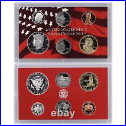 2005 S Proof Set Original Box & COA 11 Coins 90% Silver