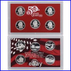 2005 S Proof Set Original Box & COA 11 Coins 90% Silver
