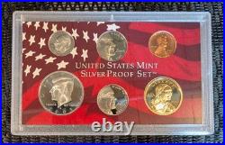 2005-S Silver Proof Set Complete 11-Coin Set with COA 1.338 troy oz silver