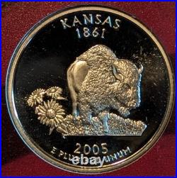 2005-S Silver Proof Set Complete 11-Coin Set with COA 1.338 troy oz silver