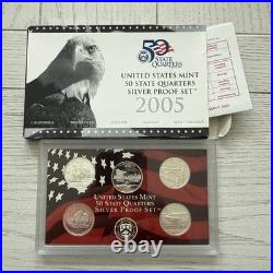 2005 Silver Proof Set, State Quarters And Regular Proof Set