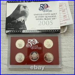 2005 Silver Proof Set, State Quarters And Regular Proof Set