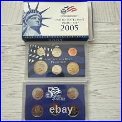 2005 Silver Proof Set, State Quarters And Regular Proof Set