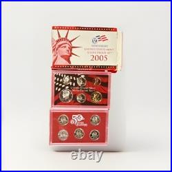 2005 U. S. Mint Silver Proof Set Proof Strike Silver Composition