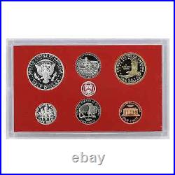 2005 US Mint Silver Proof Set Partial 6 Coin Set No QUARTERS with box/Coa