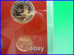 2005 US S Mint Silver Proof Coin Set with 5 State Quarters CA MN OR KS WV Red Set 2005 US S Mint Silver Proof Coin Set with 5 State Quarters CA MN OR KS WV Red Set