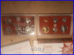 2005 United States Mint Silver Proof Set in Box with COA 11 Coin Set