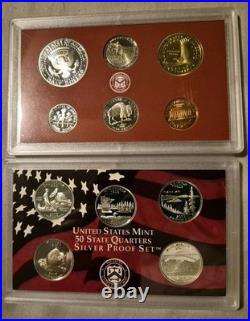 2005 United States Silver Proof S-Set unserculated 90% Silver