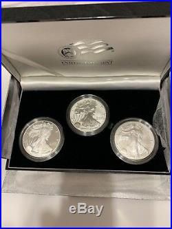 2006 American Eagle 20th Anniversary Silver Coin Set includes Reverse Nice Set