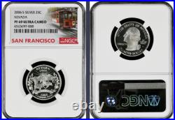 2006-S 10-coin Silver Proof Set NGC Graded PF69 Ultra Cameo Cable Car label 2006-S 10-coin Silver Proof Set NGC Graded PF69 Ultra Cameo Cable Car label