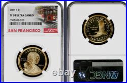 2006-S 10-coin Silver Proof Set NGC Graded PF69 Ultra Cameo Cable Car label 2006-S 10-coin Silver Proof Set NGC Graded PF69 Ultra Cameo Cable Car label