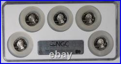 2006-S Silver Proof 5-Coin Set NGC PF70 Ultra Cameo 1C 5C 10C 50C $1 2006-S Silver Proof 5-Coin Set NGC PF70 Ultra Cameo 1C 5C 10C 50C $1