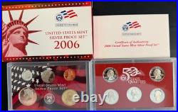 2006-S US Mint Silver Proof Set San Francisco WithCOA & Original Mint Box