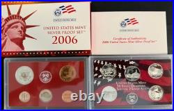 2006-S US Mint Silver Proof Set San Francisco WithCOA & Original Mint Box