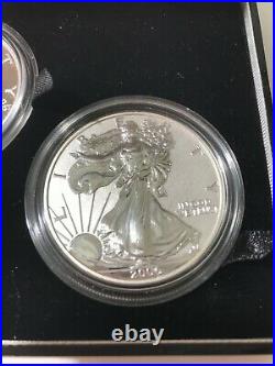 2006 Silver American Eagle 3-piece 20th Anniversary Set