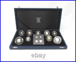 2006 Silver Proof Queens 80th Birthday Coin Set Maundy Money COA Box Gift