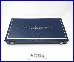 2006 Silver Proof Queens 80th Birthday Coin Set Maundy Money COA Box Gift