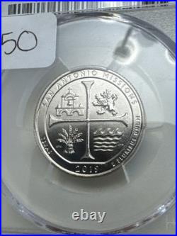2006 Silver Proof Set, 2019-W PCGS MS65 San Antonio Missions 25c More! COBM-8104