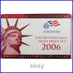 2006 Silver Proof Set U. S. Mint Original Government Packaging OGP COA