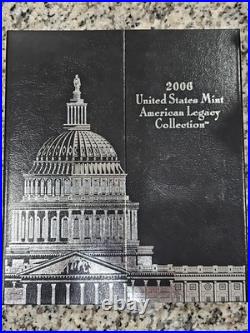 2006 US Mint American Legacy Collection Proof Set 2 Silver Dollars OGP 12 Coins
