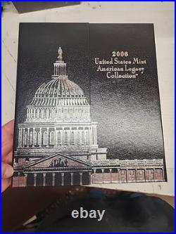2006 US Mint American Legacy Collection Proof Set 2 Silver Dollars OGP 12 Coins