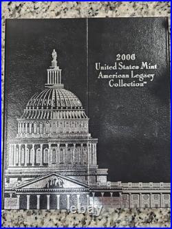 2006 US Mint American Legacy Collection Proof Set 2 Silver Dollars OGP 12 Coins