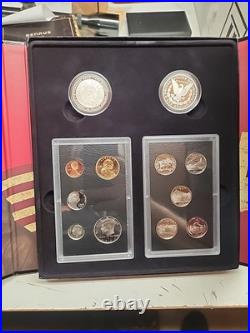 2006 US Mint American Legacy Collection Proof Set 2 Silver Dollars OGP 12 Coins