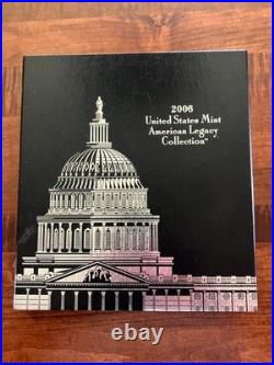 2006 US Mint American Legacy Collection Proof Set 2 Silver Dollars OGP 12 Coins