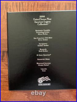 2006 US Mint American Legacy Collection Proof Set 2 Silver Dollars OGP 12 Coins