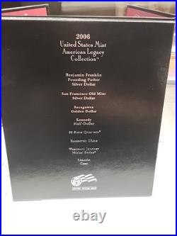 2006 US Mint American Legacy Collection Proof Set 2 Silver Dollars OGP 12 Coins