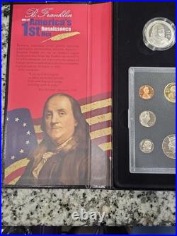 2006 US Mint American Legacy Collection Proof Set 2 Silver Dollars OGP 12 Coins