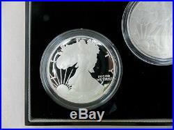 2006 W P American Eagle 20th Anniversary Silver Coin Set (with REVERSE PROOF)