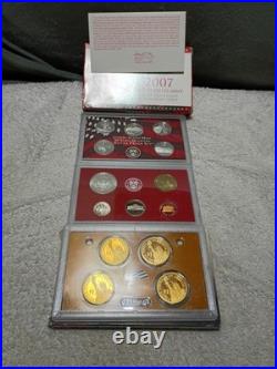 2007 Complete Mint Sets, Proof and SILVER Proof set, State Quarters, Dollar coin